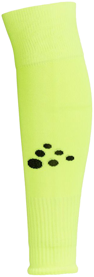Craft Stutzen Sleeve Solid Squad, Senior, neongelb/schwarz