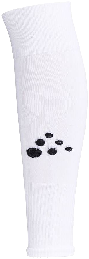 Craft Stutzen Sleeve Solid Squad, Senior, weiß/schwarz