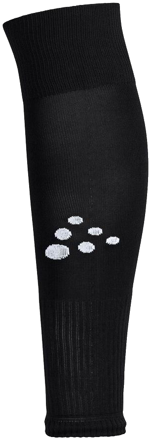 Craft Stutzen Sleeve Solid Squad, Senior, schwarz/weiß