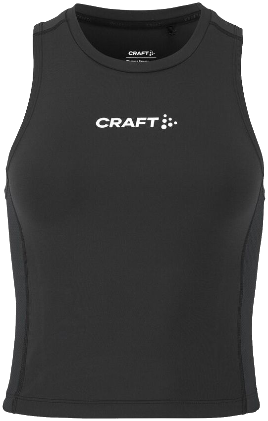 Craft Rush 2.0 Crop Tanktop, XXL, schwarz/weiß