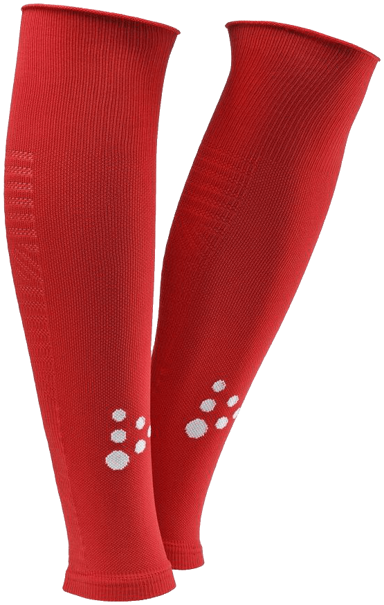 Craft Extend 2.0 Stutzen Sleeve, Senior, rot/weiß