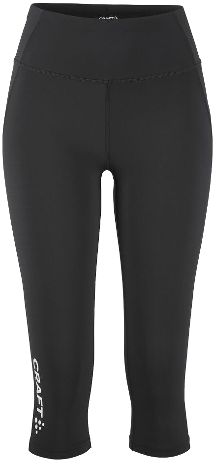 Craft Rush 2.0 Capri Tights, 2XL, schwarz/weiß