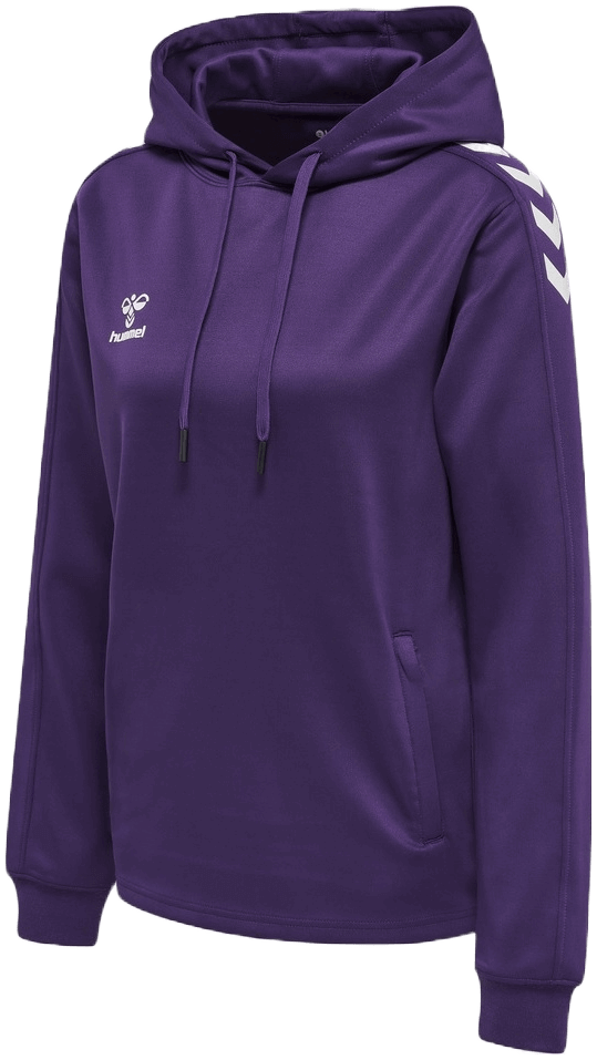 Hummel Damen Hoodie „Core XK“, XXL, acai/weiß