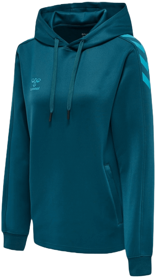Hummel Damen Hoodie „Core XK“, XXL, petrol