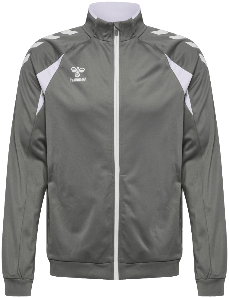 Hummel Core 2.0 Trainingsjacke, 4XL, grau/weiß