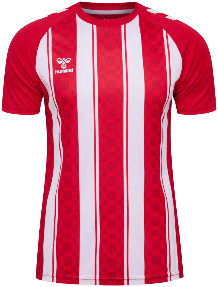 Hummel Trikot Match Striped, 3XL, rot/weiß