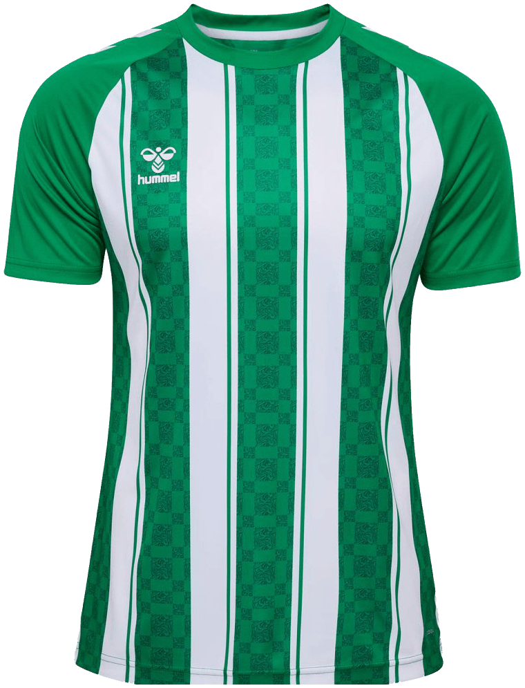 Hummel Trikot Match Striped, 3XL, hellgrün/weiß