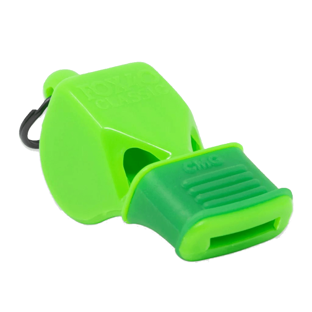 Fox 40 Schiedsrichter Pfeife Classic CMG, One Size, neongrün