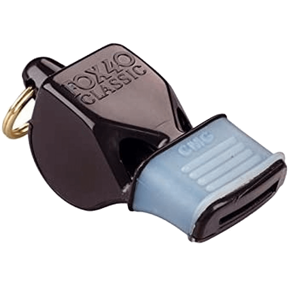 Fox 40 Schiedsrichter Pfeife Classic CMG, One Size, schwarz