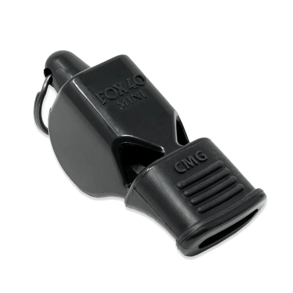 Fox 40 Schiedsrichter Pfeife Mini CMG, One Size, schwarz