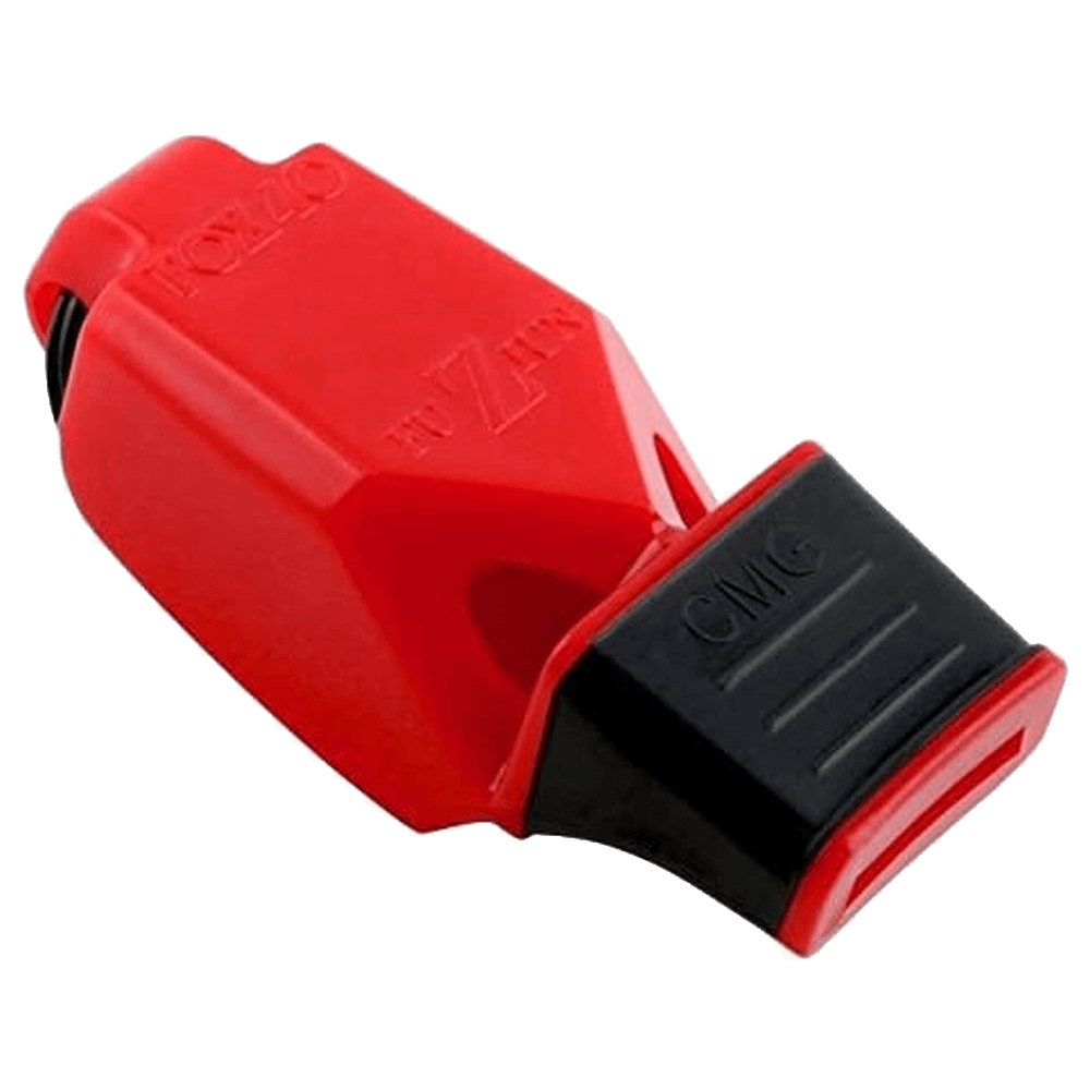 Fox 40 Schiedsrichter Pfeife FUZIUN CMG, One Size, rot