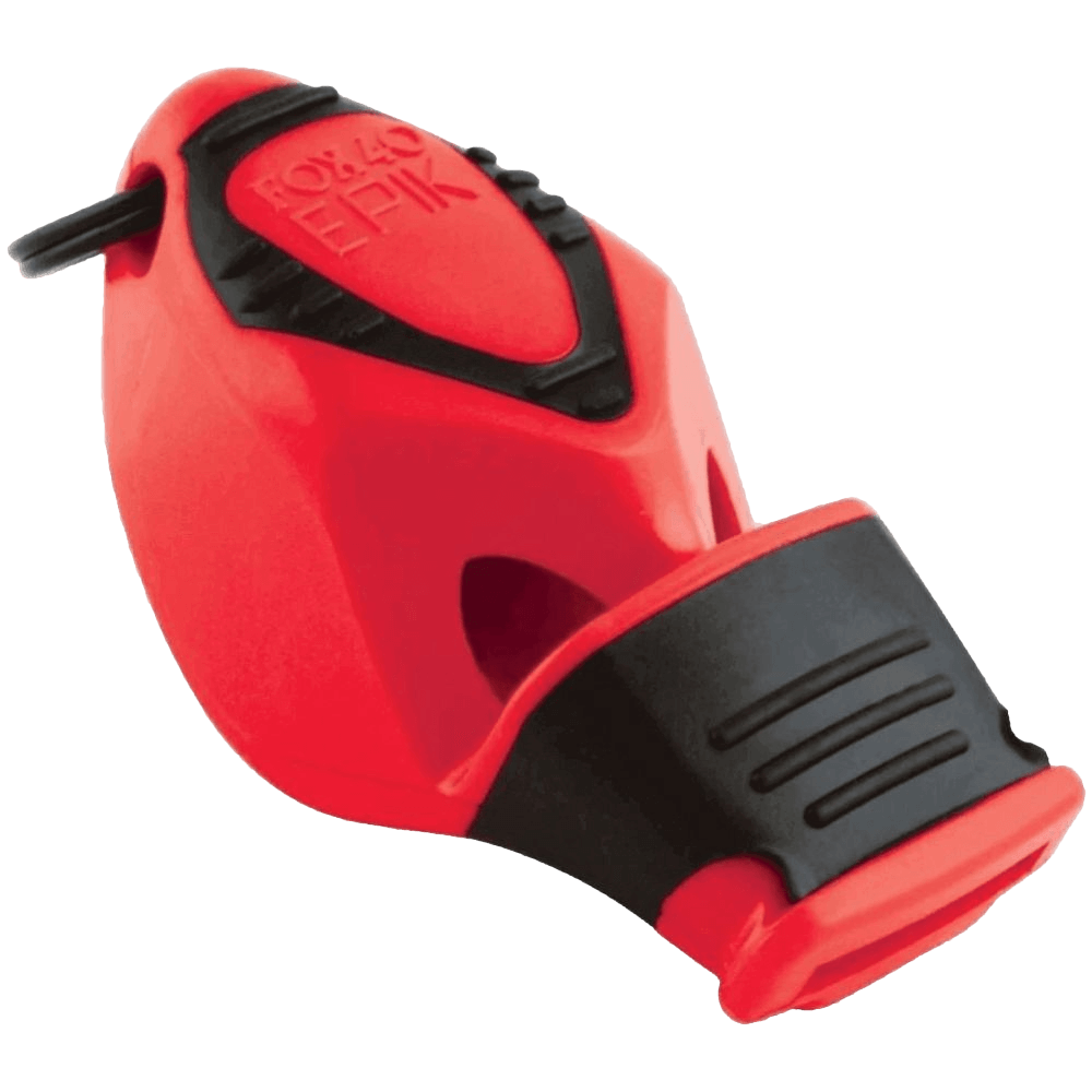 Fox 40 Schiedsrichter Pfeife Epik CMG, One Size, rot