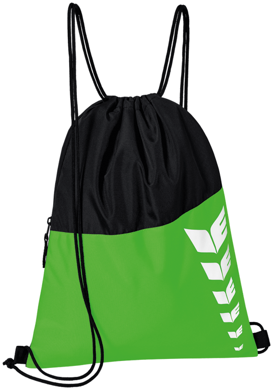 Erima Six Wings Turnbeutel, One Size, hellgrün/schwarz