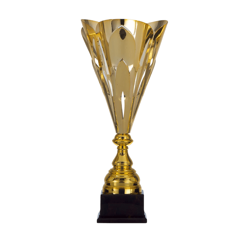 Pokal inklusiv 30 Buchstaben Gravur gold Gr. 59cm