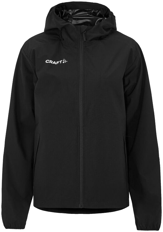 Craft Squad Go Allwetterjacke, 2XL, schwarz/weiß