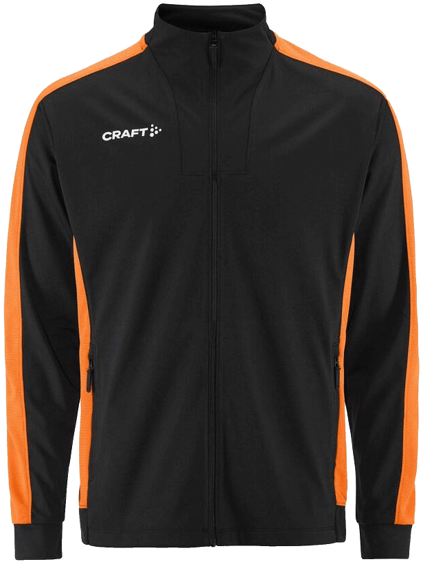 Craft Evolve 2.0 Contrast Trainingsjacke, 3XL, schwarz/orange