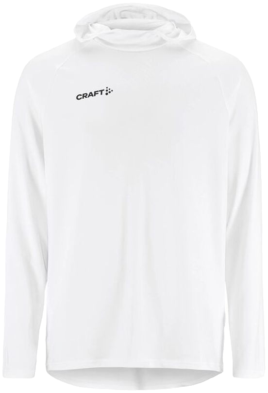 Craft Ability Polyester Hoodie, 4XL, weiß/schwarz
