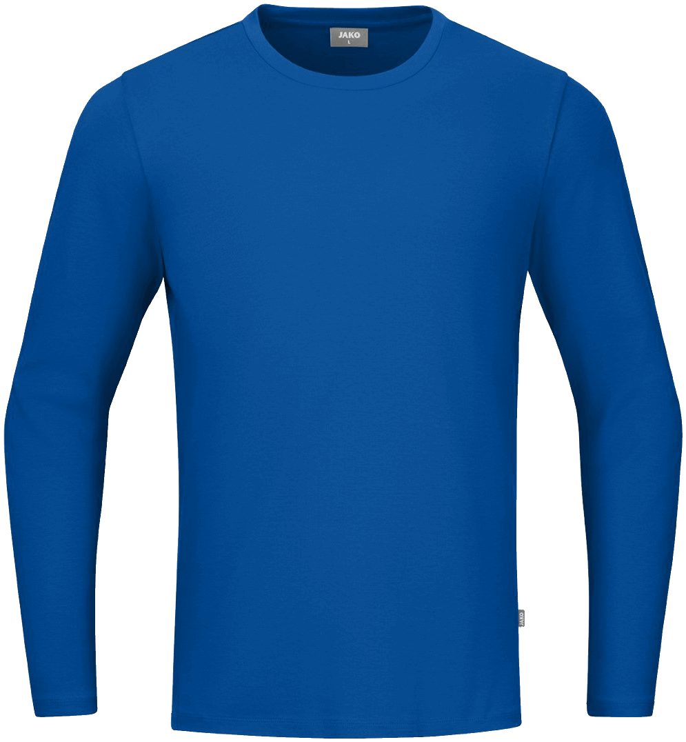 Jako Fußball Longsleeve Organic Unisex, 5XL, blau
