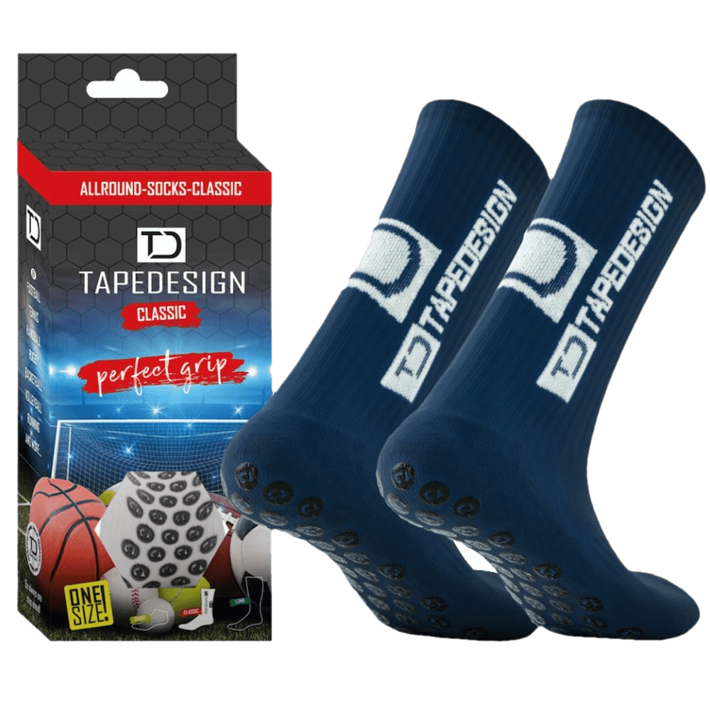Tapedesign Allround Socken “Classic” marine Gr 37–48