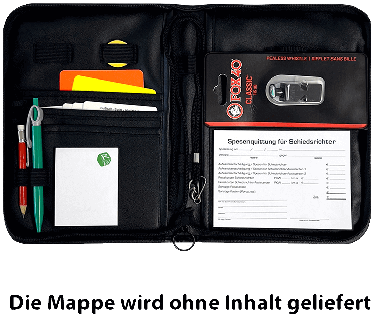 Refereeworld Schiedsrichter Mappe 27 x 18cm ohne Inhalt