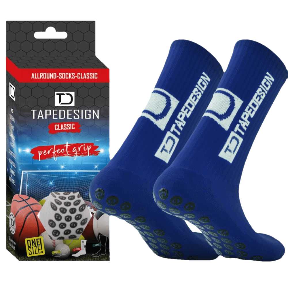 TAPEDESIGN Allround Socken “Classic” blau Gr 37–48