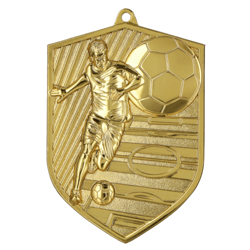 Fußball-Medaille 8x6 cm