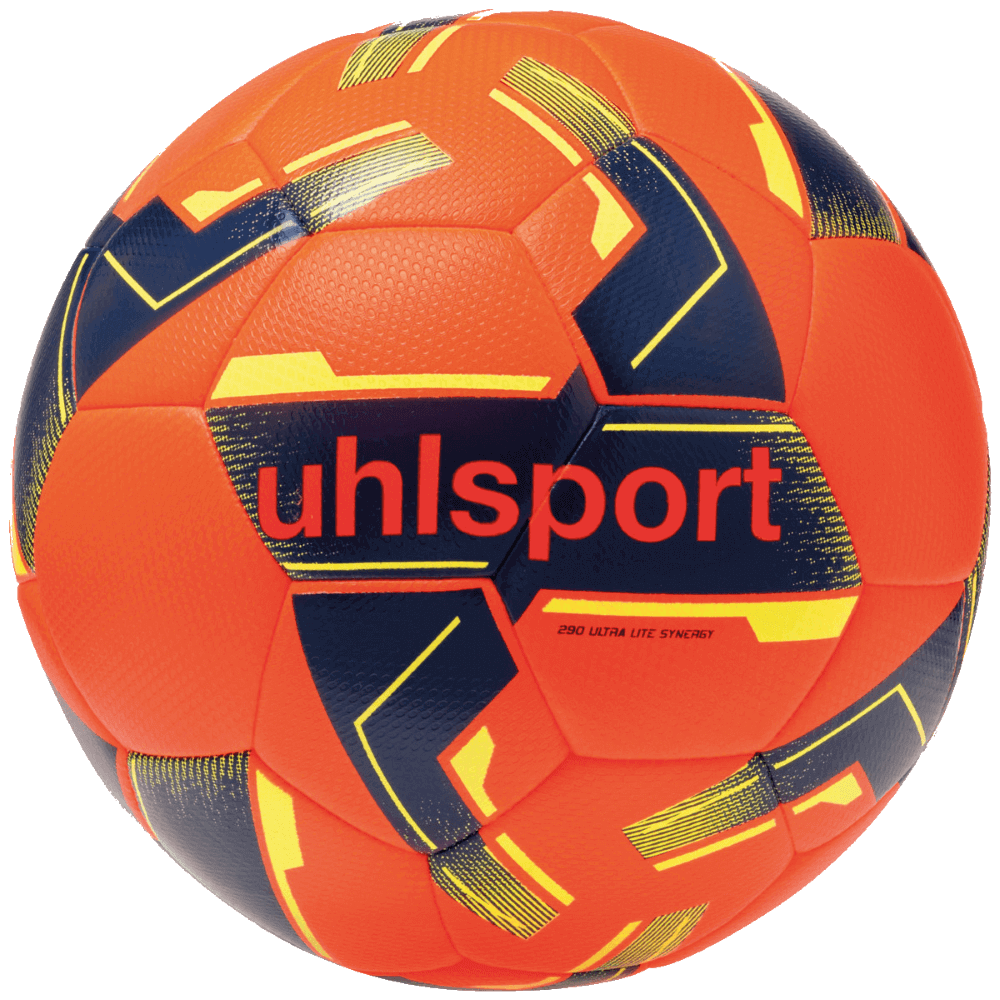 Uhlsport Fussball Grösse 5 290g Ultra Lite Synergy weiß orange