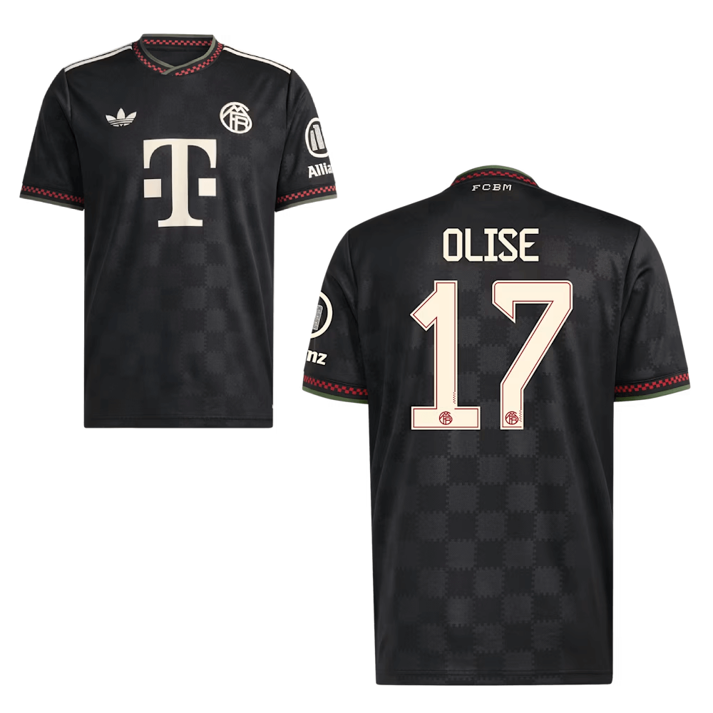 Spielername FC Bayern München Ausweichtrikot 25/26 Herren, Olise, Olise
