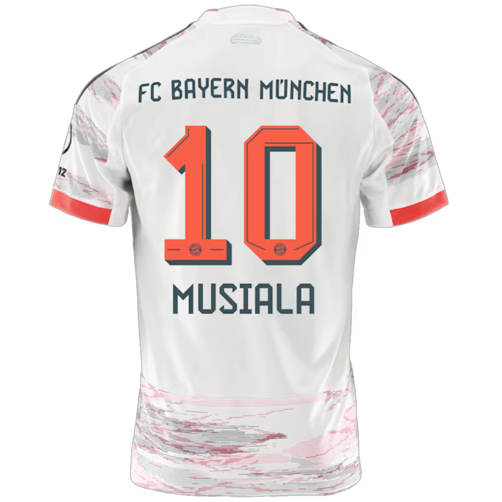 Spielername Fc Bayern München Auswärtstrikot 25/26, Musiala, Musiala