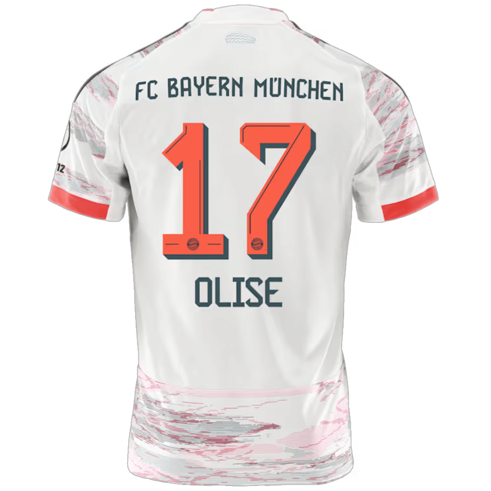 Spielername Fc Bayern München Auswärtstrikot 25/26, Olise, Olise