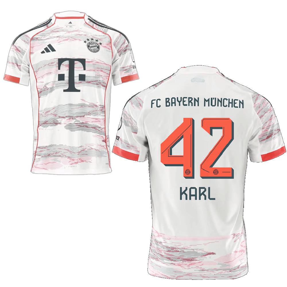 Spielername Fc Bayern München Auswärtstrikot 25/26, Karl-Kinder, Karl