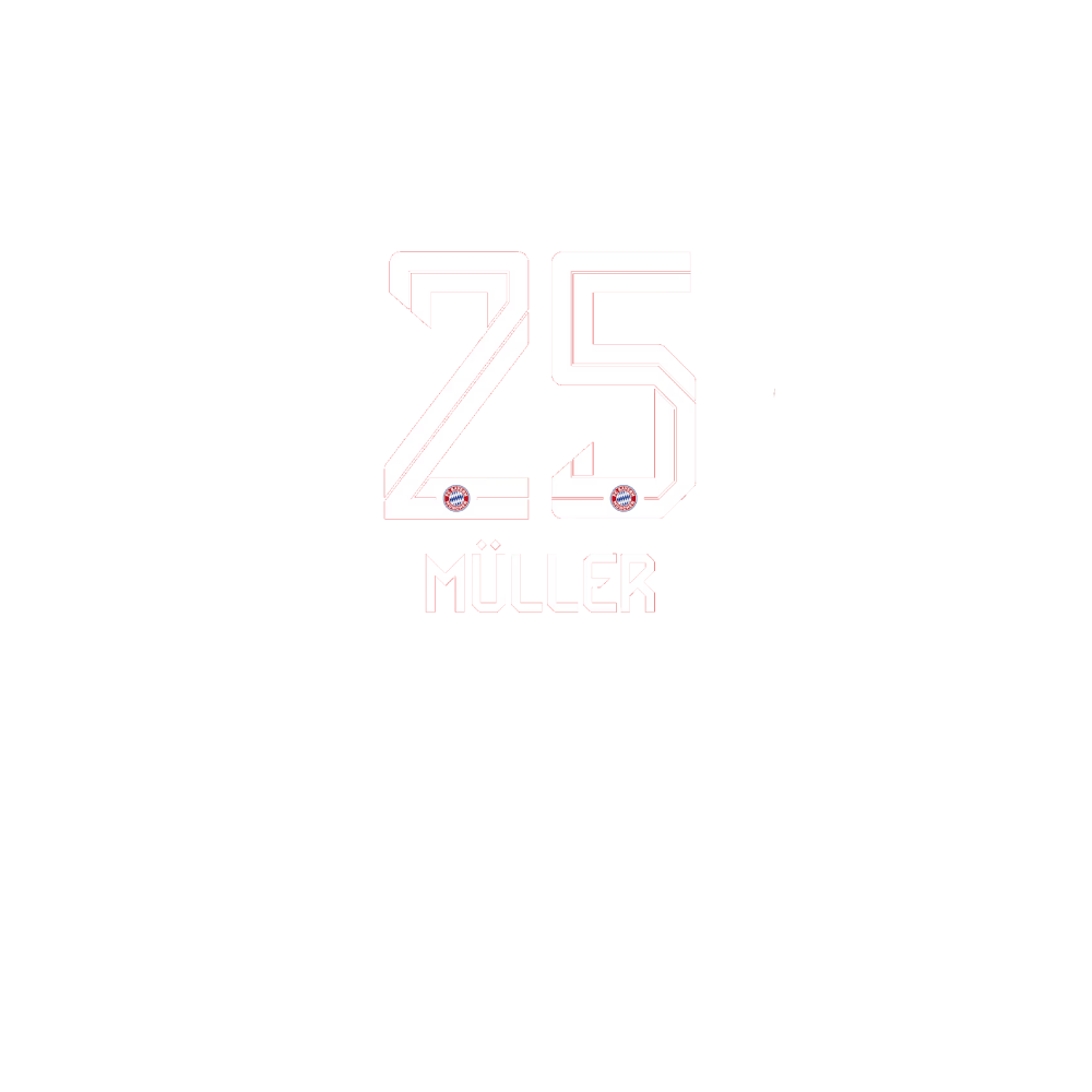 Spielername Fc Bayern München Heimtrikot 25/26, Müller, Müller