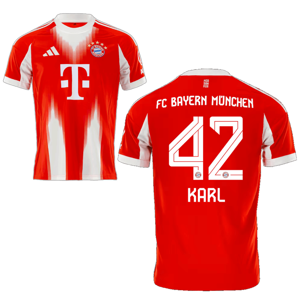 Spielername Fc Bayern München Heimtrikot 25/26, Karl, Karl
