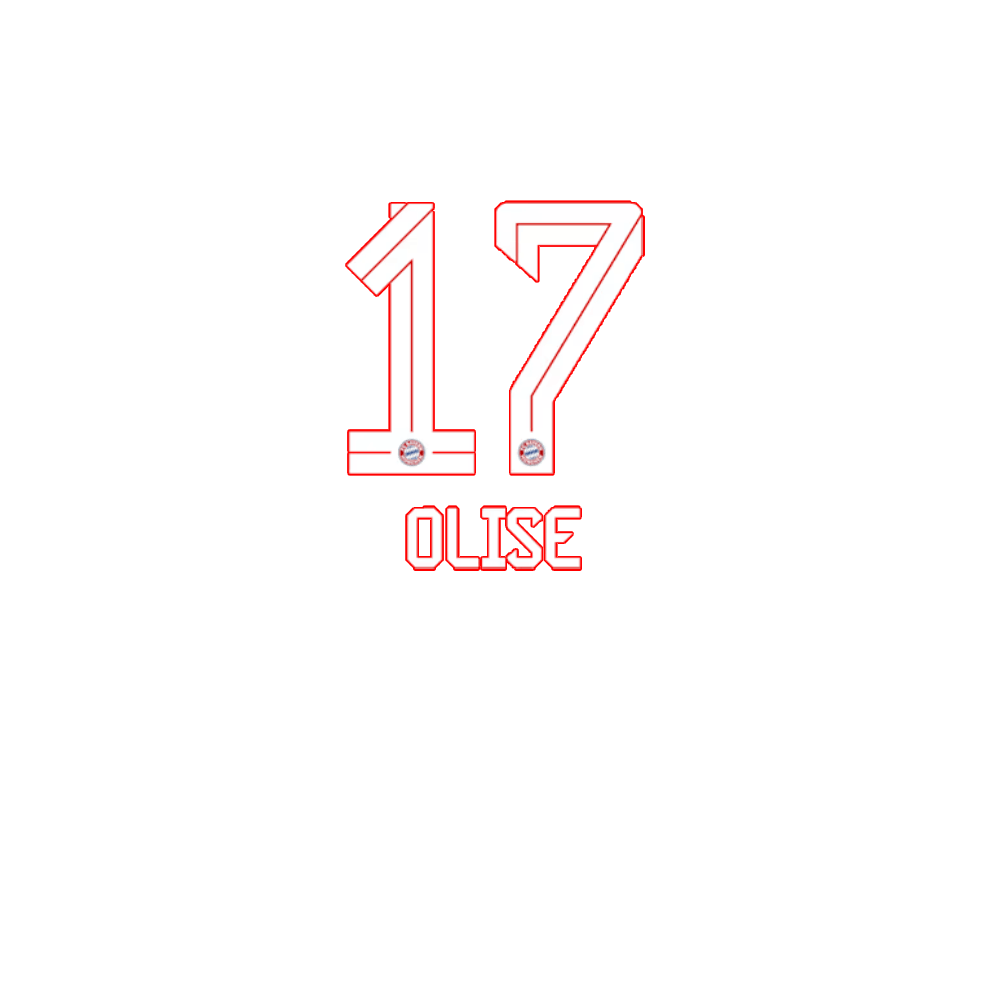 Spielername Fc Bayern München Heimrikot 25/26, Olise, Olise