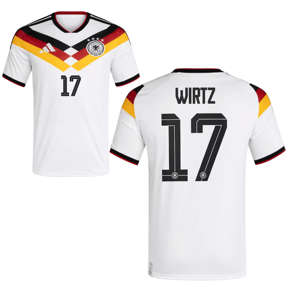 Spielername DFB WM 2026 Heimtrikot Herren, Wirtz, 17Wirtz
