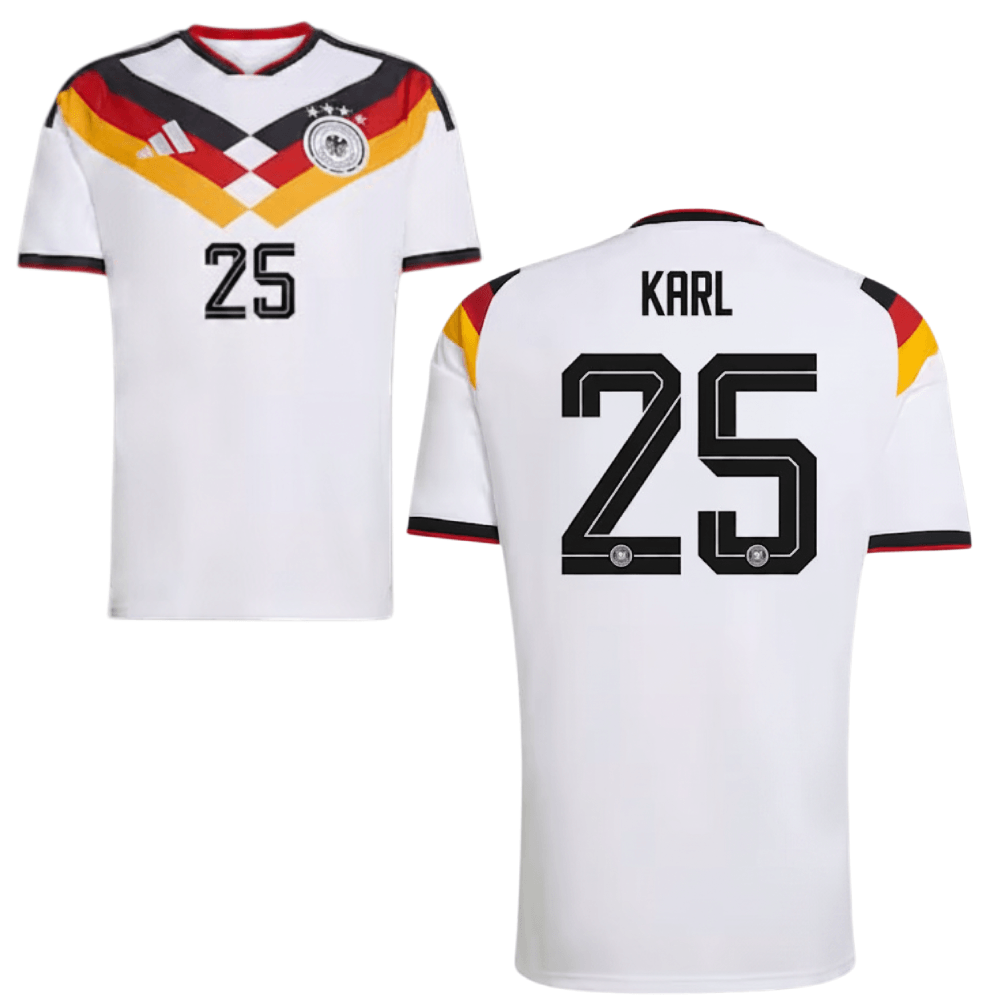 Spielername DFB WM 2026 Heimtrikot Herren, Karl-Kinder, Karl