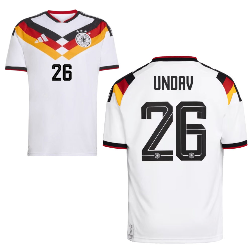 Spielername DFB WM 2026 Heimtrikot Herren, Undav-Kinder, Undav