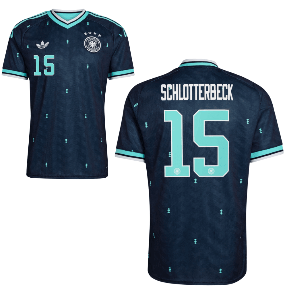 Spielername DFB WM 2026 Auswärtstrikot Herren Kinder, SchlotterbeckK, Schlotterbeck